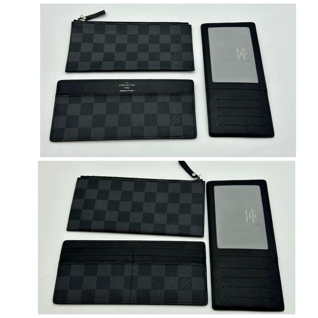 極美品　ルイヴィトン　グラフィット　モデュラブル　ロン　長財布
