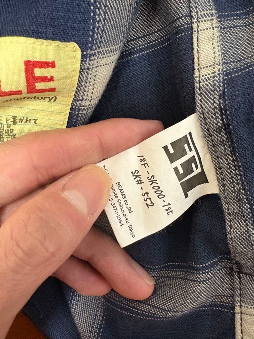 SSZ サンプル期 SAMPLE期 オンブレシャツ SSZ サンプル期 SAMPLE期 オンブレシャツ