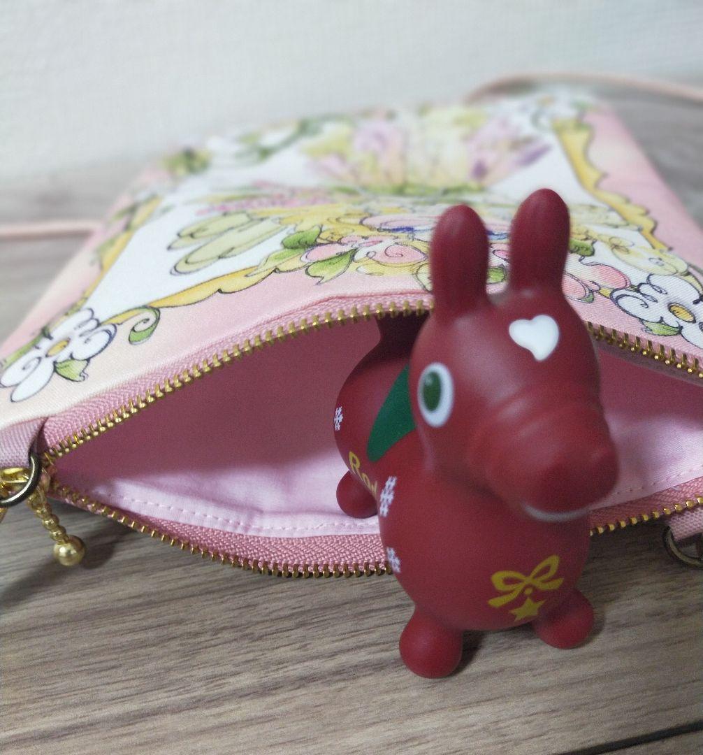 ハンドメイド☆ファスナーサコッシュポーチ☆ロラライハリス