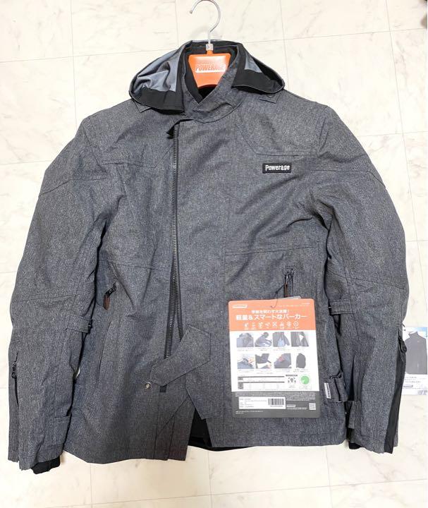 【yama様専用】POWERAGE オールシーズンパーカー M オフブラック 【yama様専用】POWERAGE オールシーズンパーカー M オフブラック