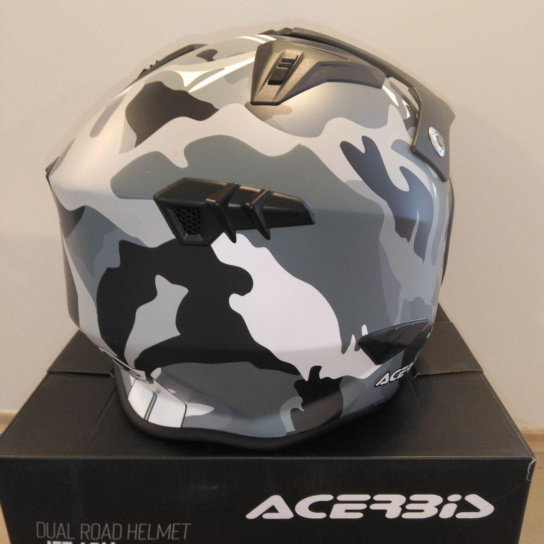迷彩艶消しヘルメット　2023Camo ジェットヘルメットXXLアチェルビス 迷彩艶消しヘルメット 2023Camo ジェットヘルメットXXL