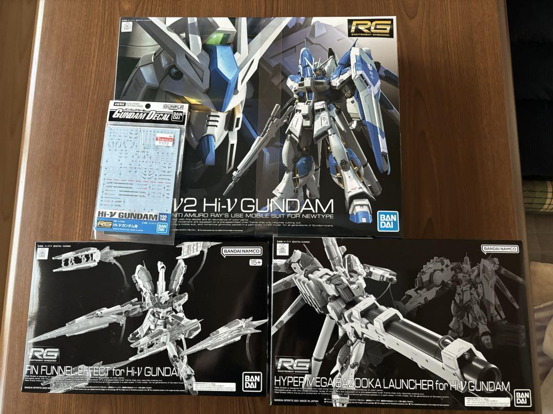 ガンダムデカール (RG) Hi-νガンダム用 (ガンプラ) - ホビー