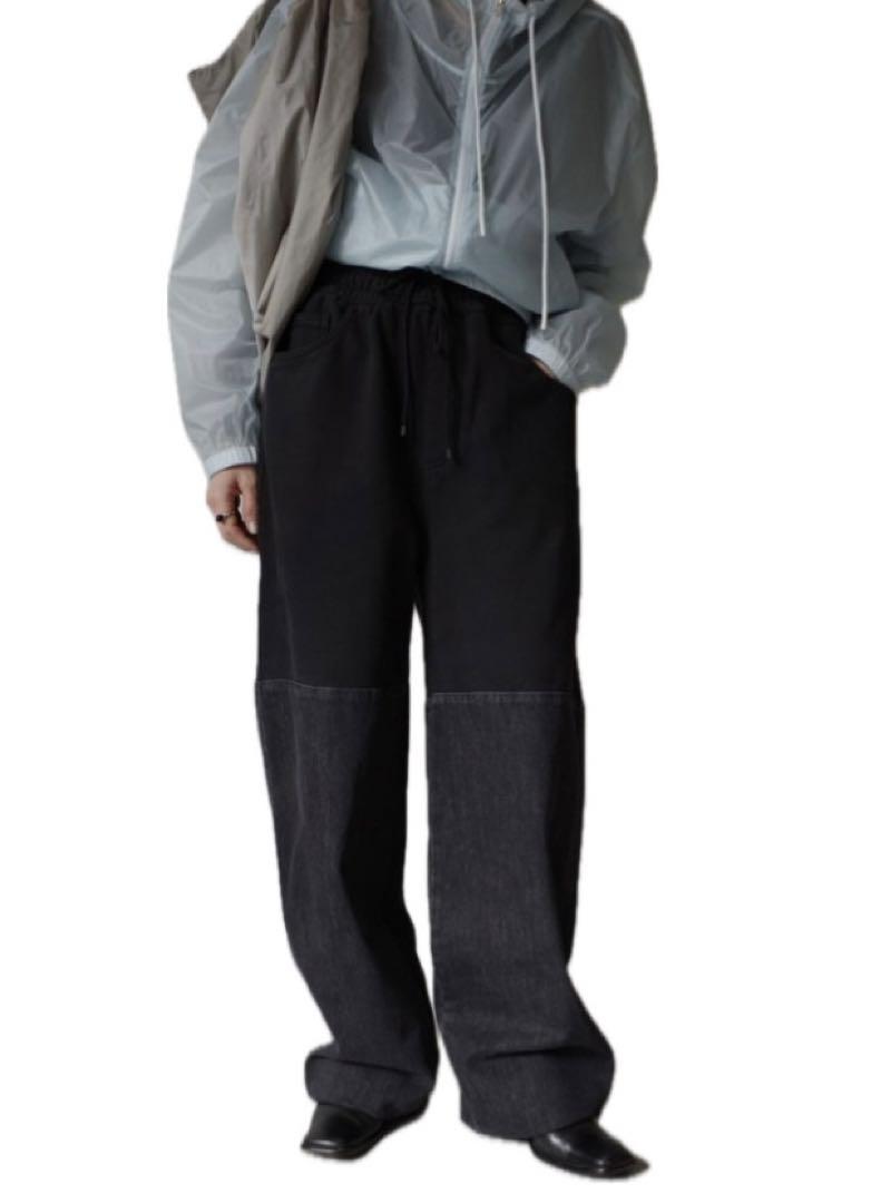 【amomento】DRAWSTRING DENIM PANTS