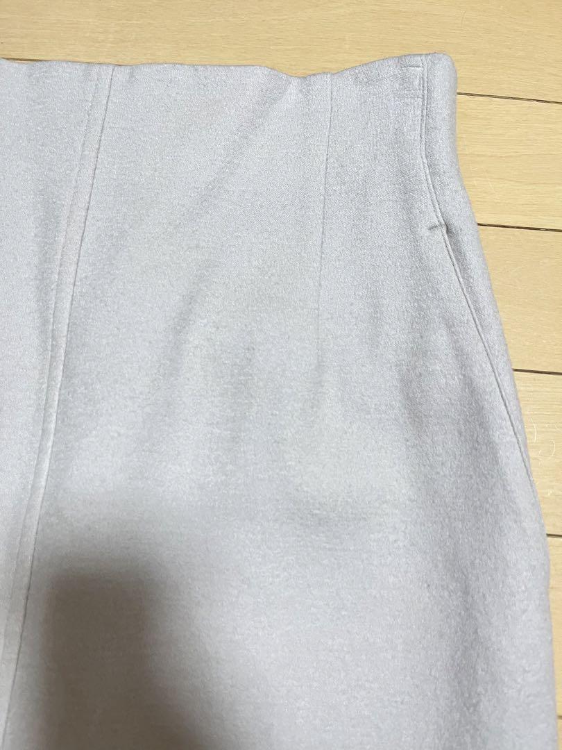 ebure エブール  ウール タイトロングスカート バックスリット