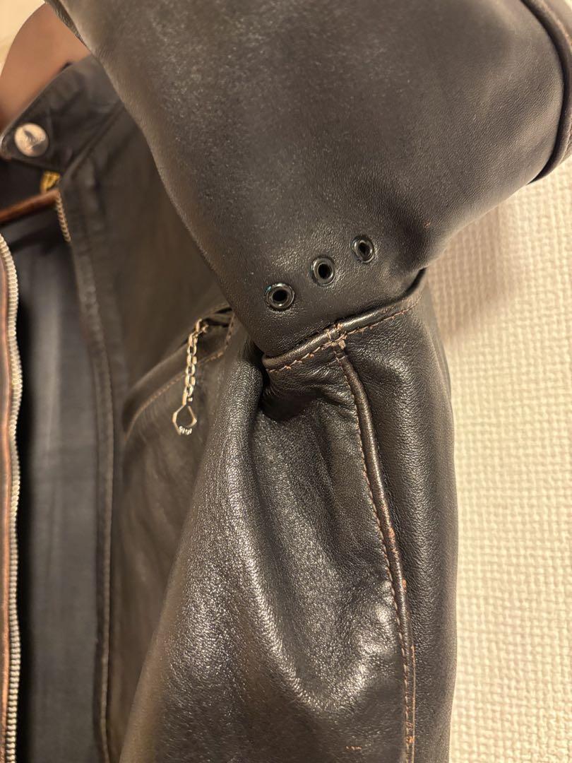 リアルマッコイズ BUCO j100 38シングル レザー ライダースジャケット