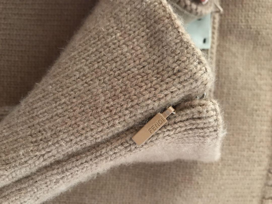 【美品】 正規品 FENDI カシミヤ混 ミディペンシルスカート 美品】 正規品 FENDI カシミヤ混 ミディペンシルスカート