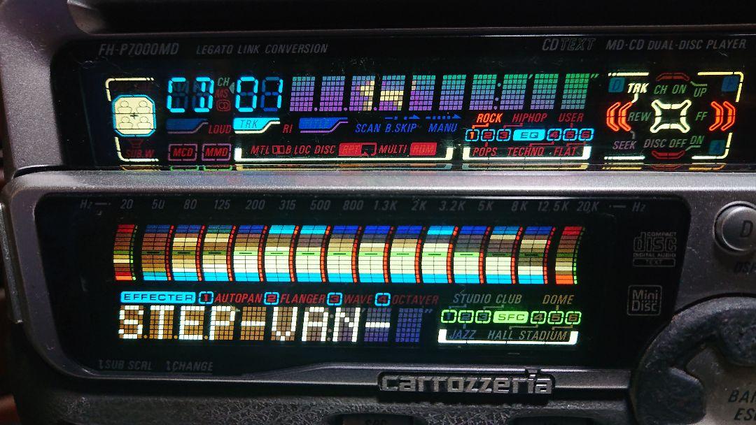 当時物、カロッツェリア FH-P7000MD 動作品です。