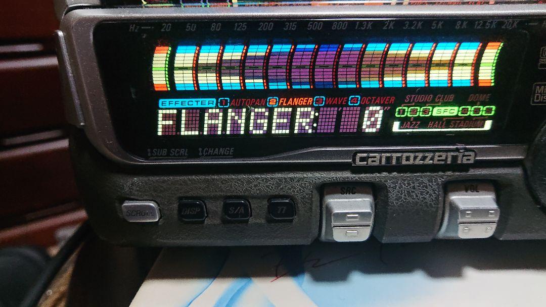 当時物、カロッツェリア FH-P7000MD 動作品です。