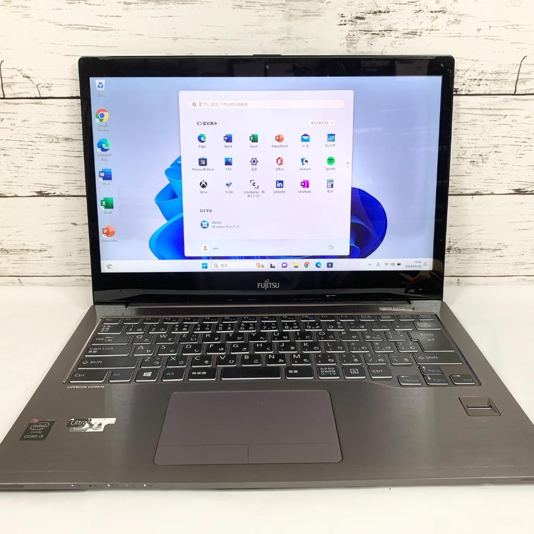 【匿名配送✨】ノートパソコン　Windows11　Webカメラ／オフィス付き✨ オフィス付き】ノートパソコン／銀 Windows 11 Webカメラ／匿名配送