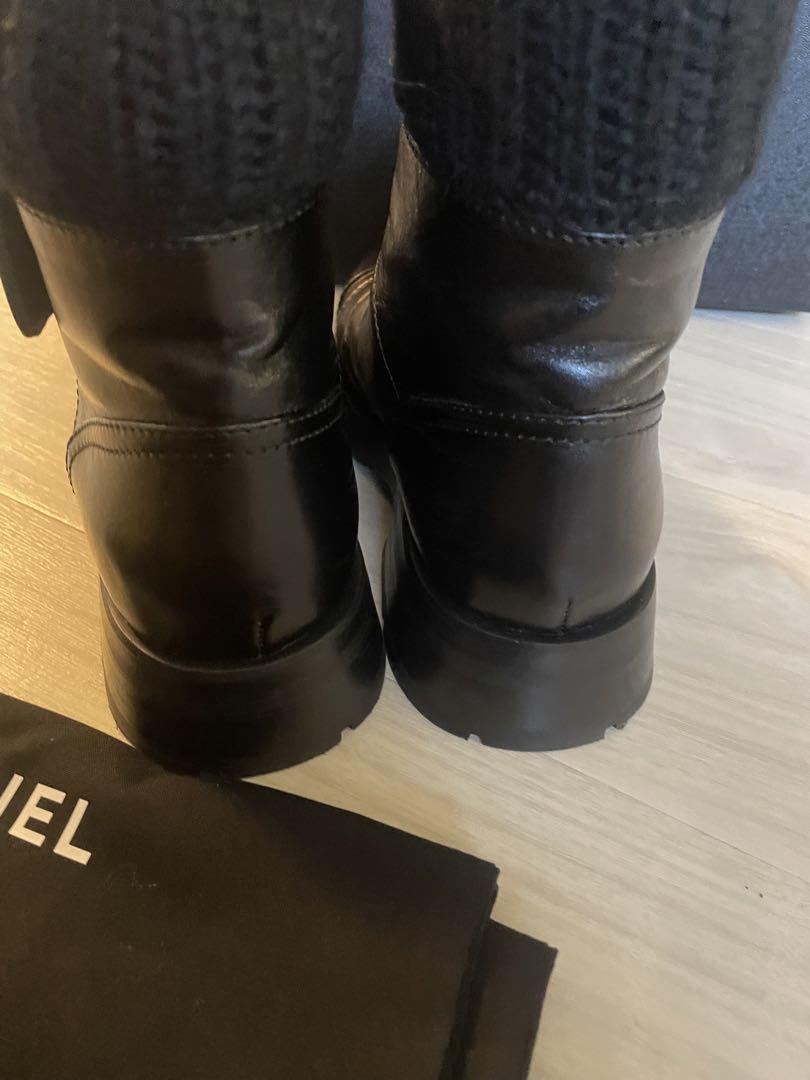 CHANEL 23K ショートブーツ 38 ターンロック CHANEL 23K ショートブーツ 38 ターンロック
