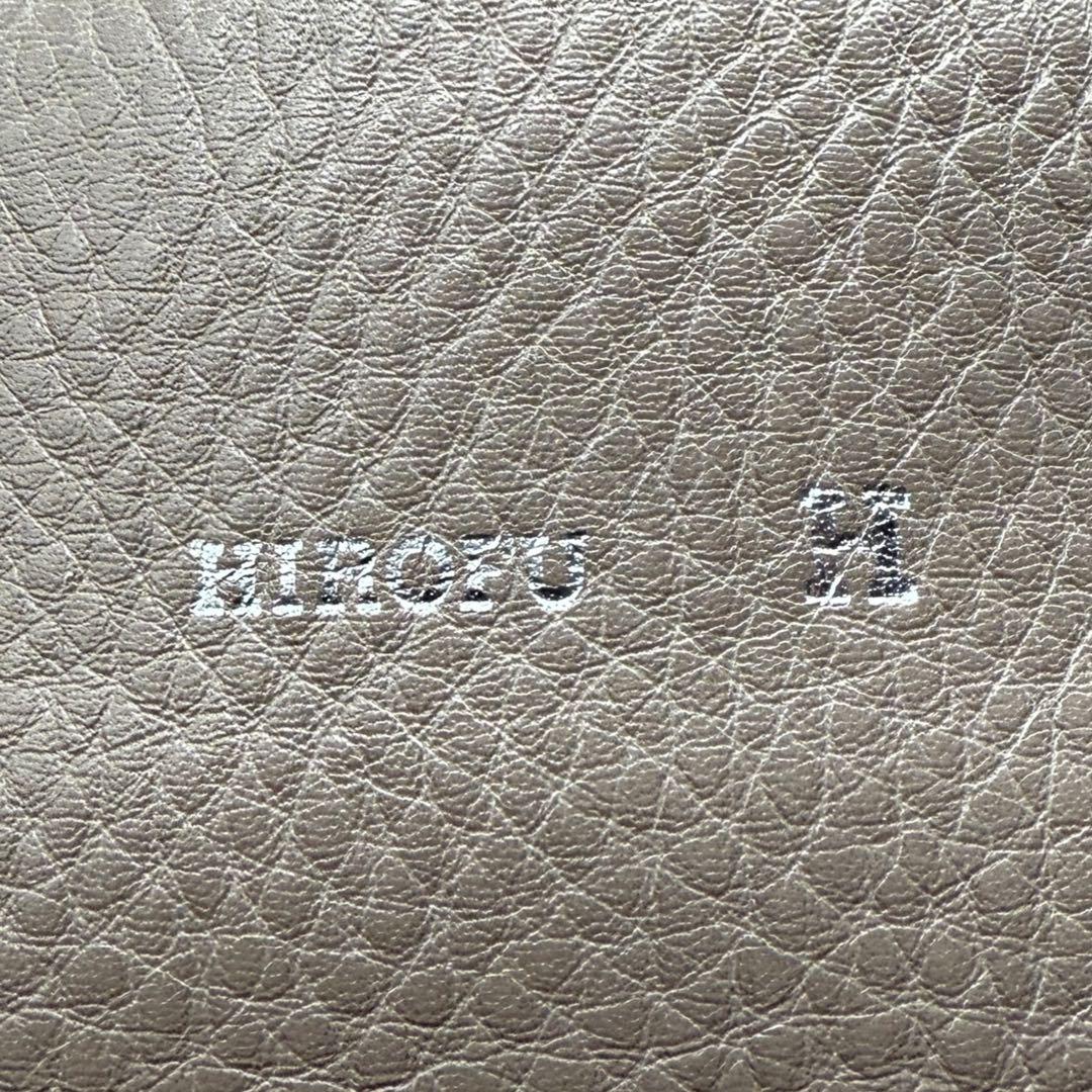 極美品 HIROFU 326 ランポ リュック ビッグファスナー シボ革