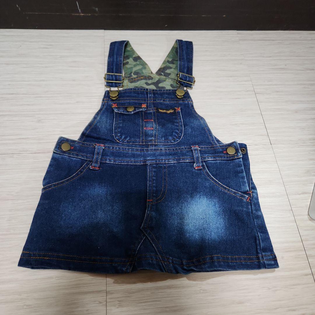 Wrangler EKAL デニム　オーバーオール　スカート　エカル 国内初の直営店 Wrangler（ラングラー）の「『別注』Wrangler