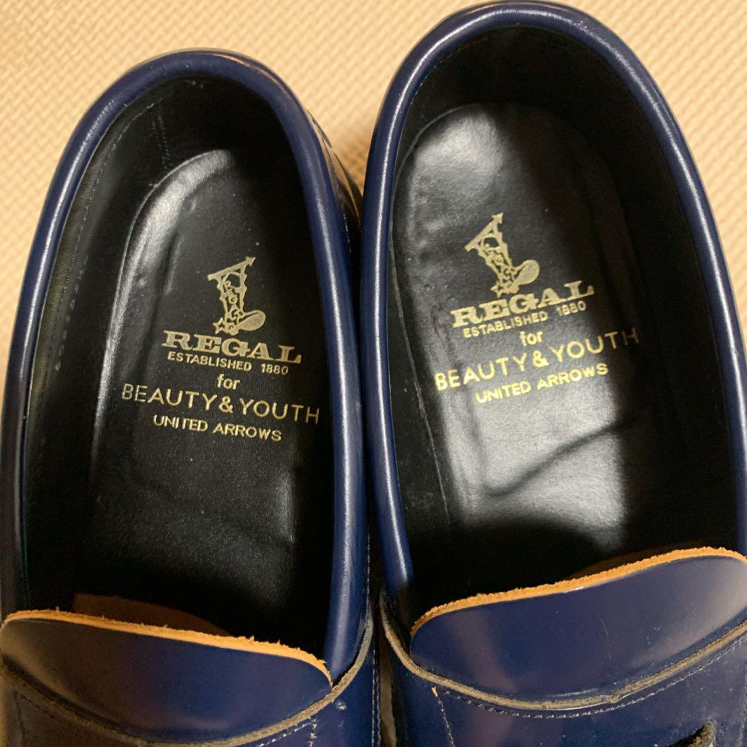 REGAL ユナイテッドアローズ b&y別注 fh4BO-m19782471613 リーガルローファー 2022人気