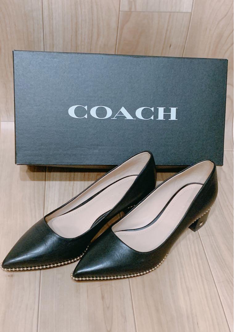 パンプスブラックCOACH