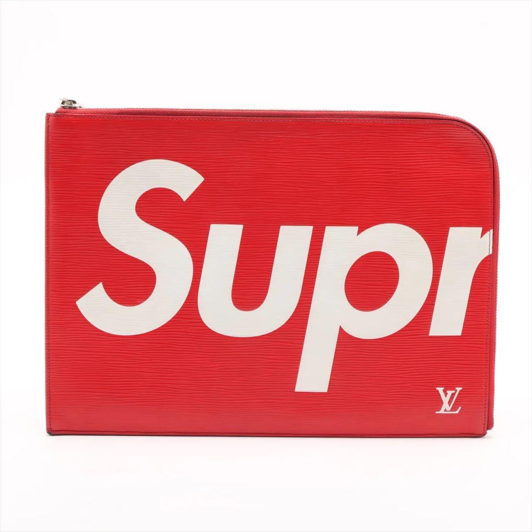 ルイヴィトン シュプリーム エピ ポシェットジュールGM M67722 レッドLOUIS VUITTON