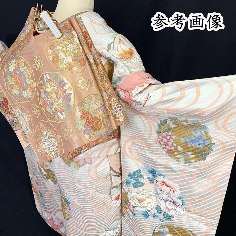 507z10☆セミアンティーク振袖 一つ紋 小柄な方にも☆美品 成人式 結婚式 507z10☆セミアンティーク振袖 一つ紋 小柄な方にも☆美品 成人