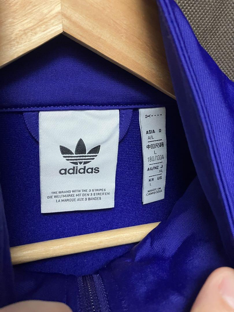 adidas originals 紫 ジャージ XL