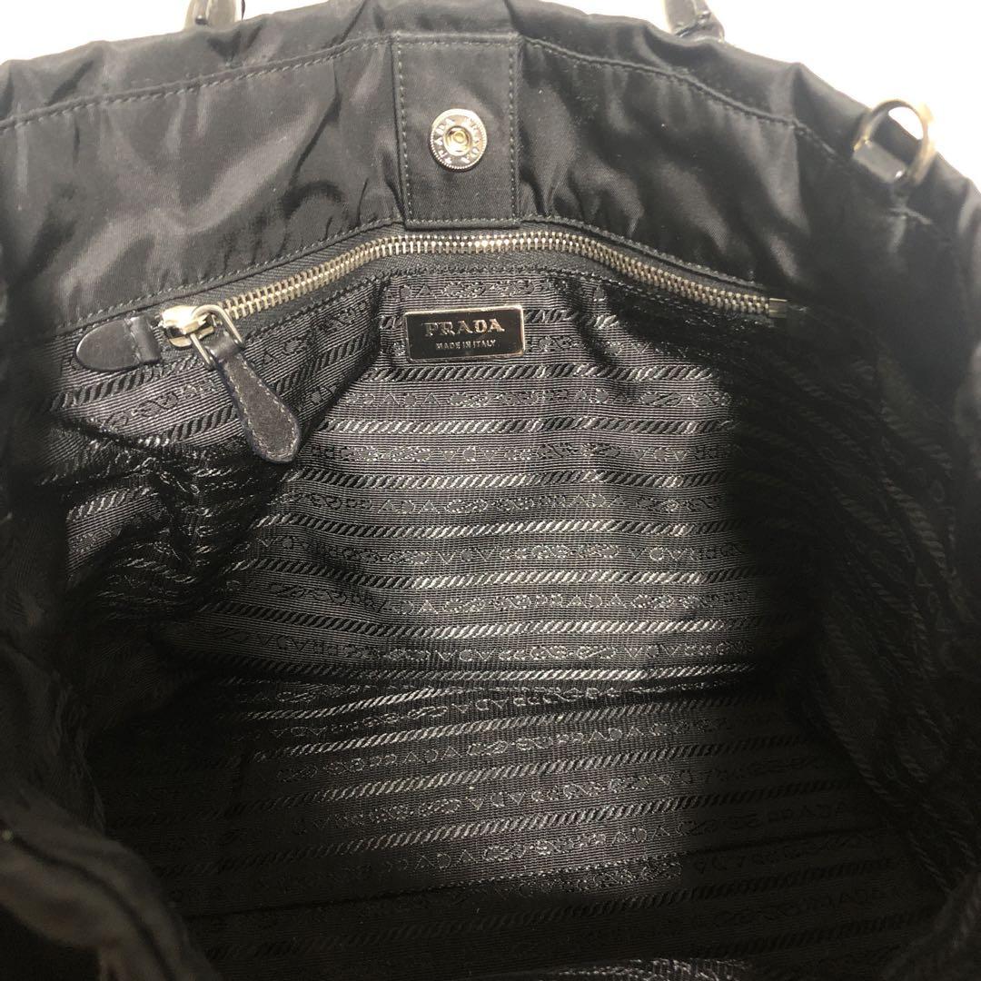 A &Ｂ PRADA 黒 ナイロン バッグ