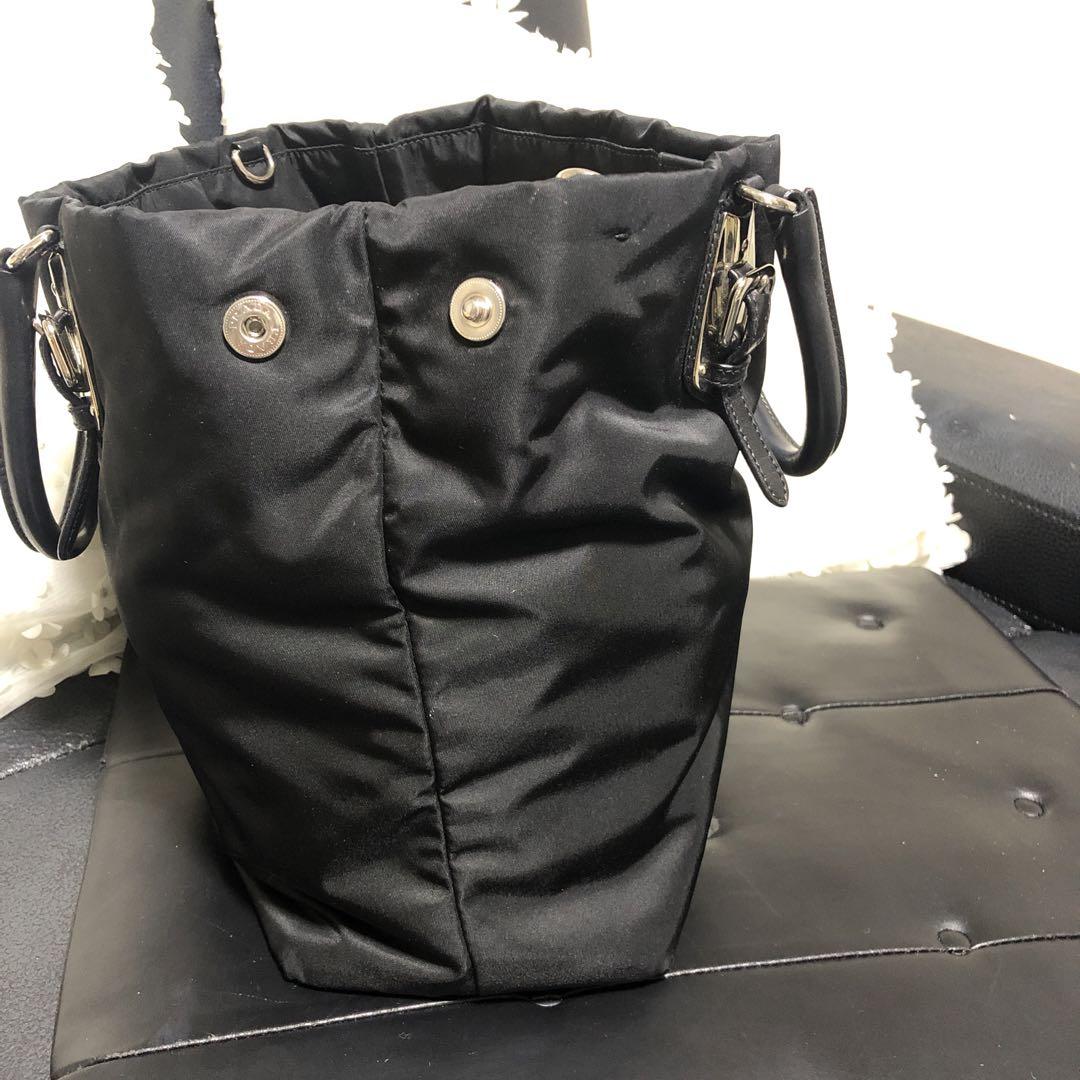 A &Ｂ PRADA 黒 ナイロン バッグ