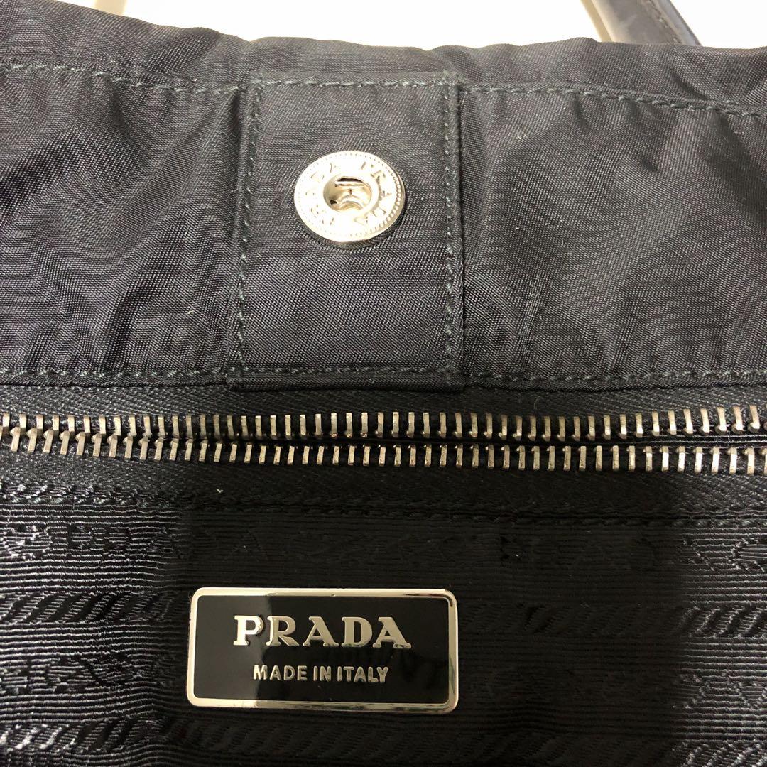 A &Ｂ PRADA 黒 ナイロン バッグ
