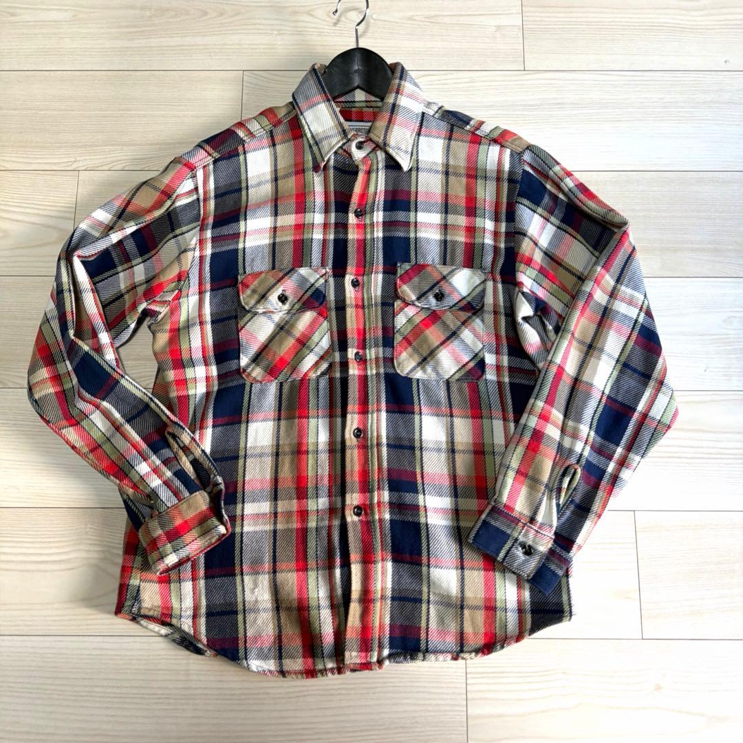 70〜80s FIVE brother ネルシャツ ヴィンテージ コットン MM・FIVE BROTHER