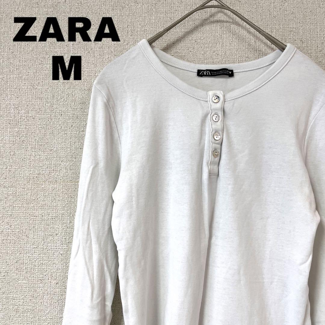 ★ドイツ発*ZARA*新作*ヘンリーネック長袖Tシャツ/LR★ ☆ドイツ発*ZARA*新作*ヘンリーネック長袖Tシャツ/LR☆ (ZARA/T