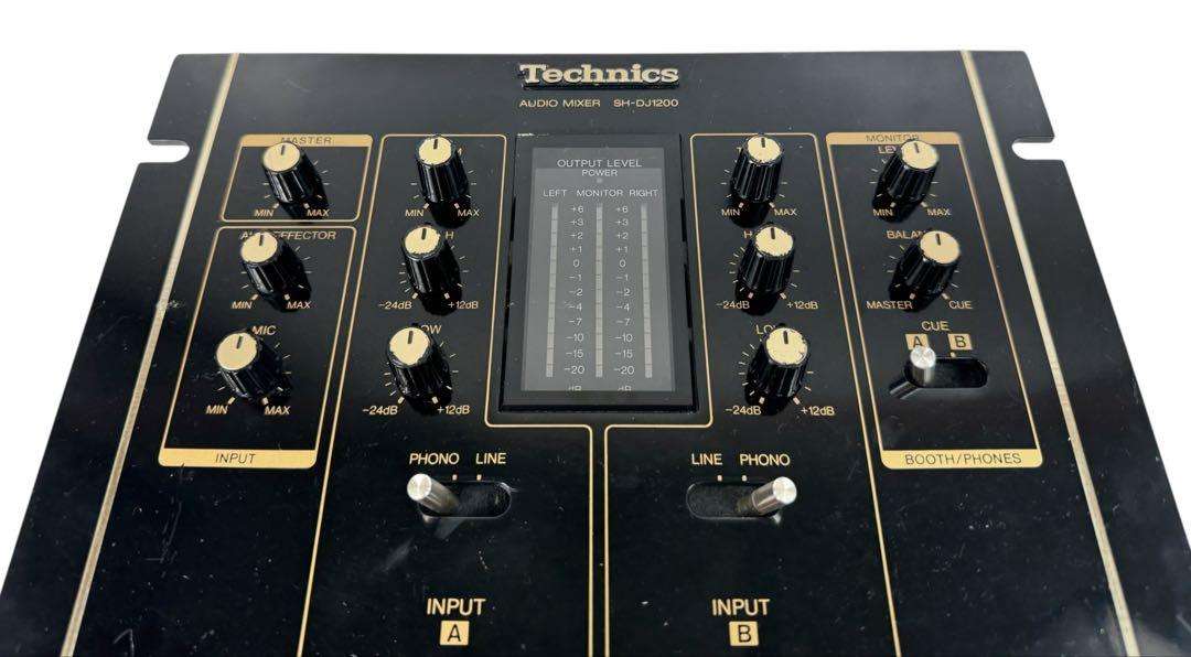 Technics オーディオミキサー DJミキサー SH-DJ1200 ブラック