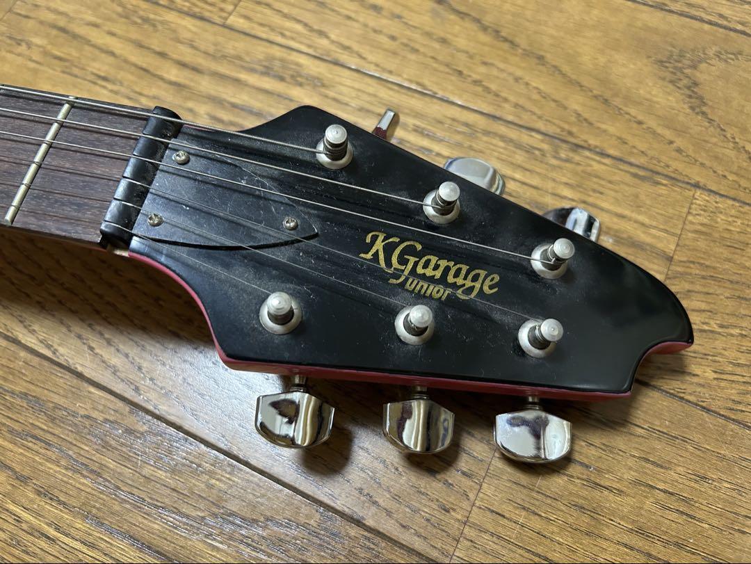 K garageフライングVアンプ付きミニエレキギター送料込みです。 K garageフライングVアンプ付きミニエレキギター送料込みです