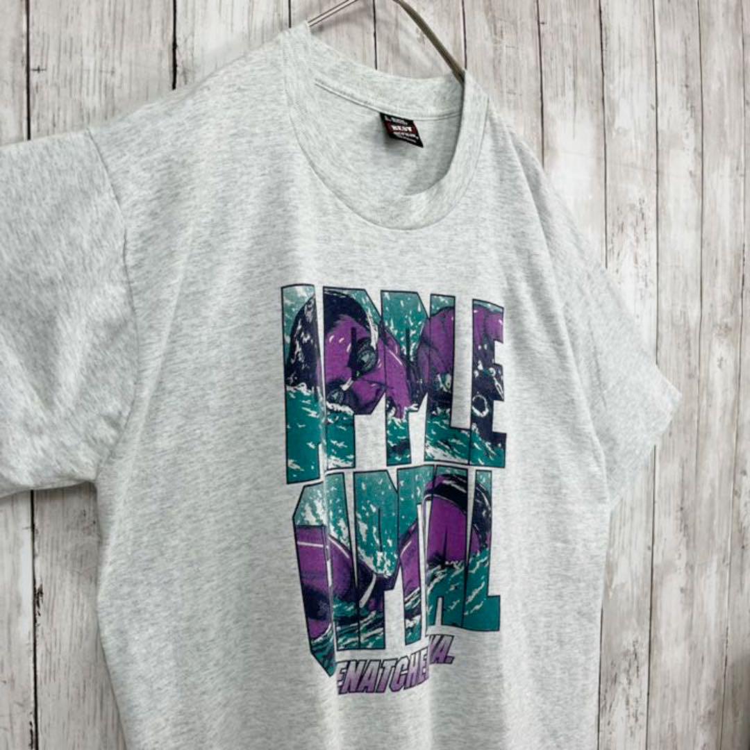 90sヴィンテージUSA製 オーバーサイズプリントTシャツ グレーLユニセックス - メルカリ 90sヴィンテージUSA製 オーバーサイズプリントTシャツ グレーLユニセックス - メルカリ