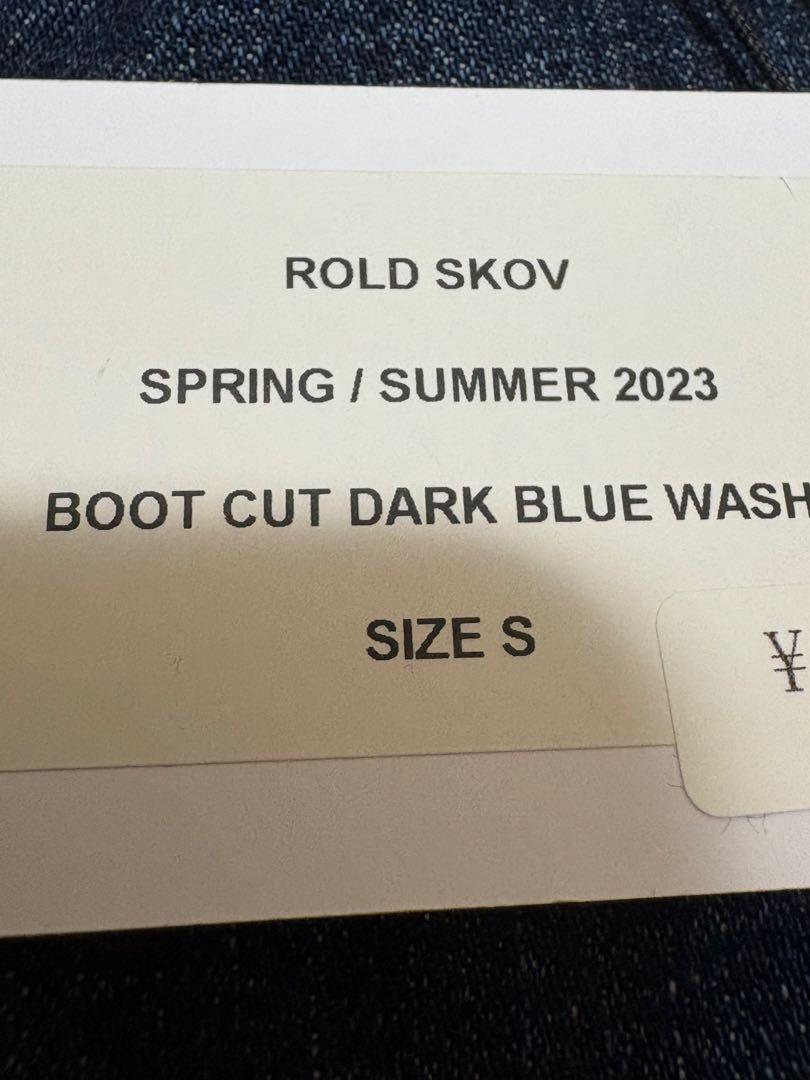 パンツ 23SS ROLD SKOV Boot Cut DARK BLUE WASH