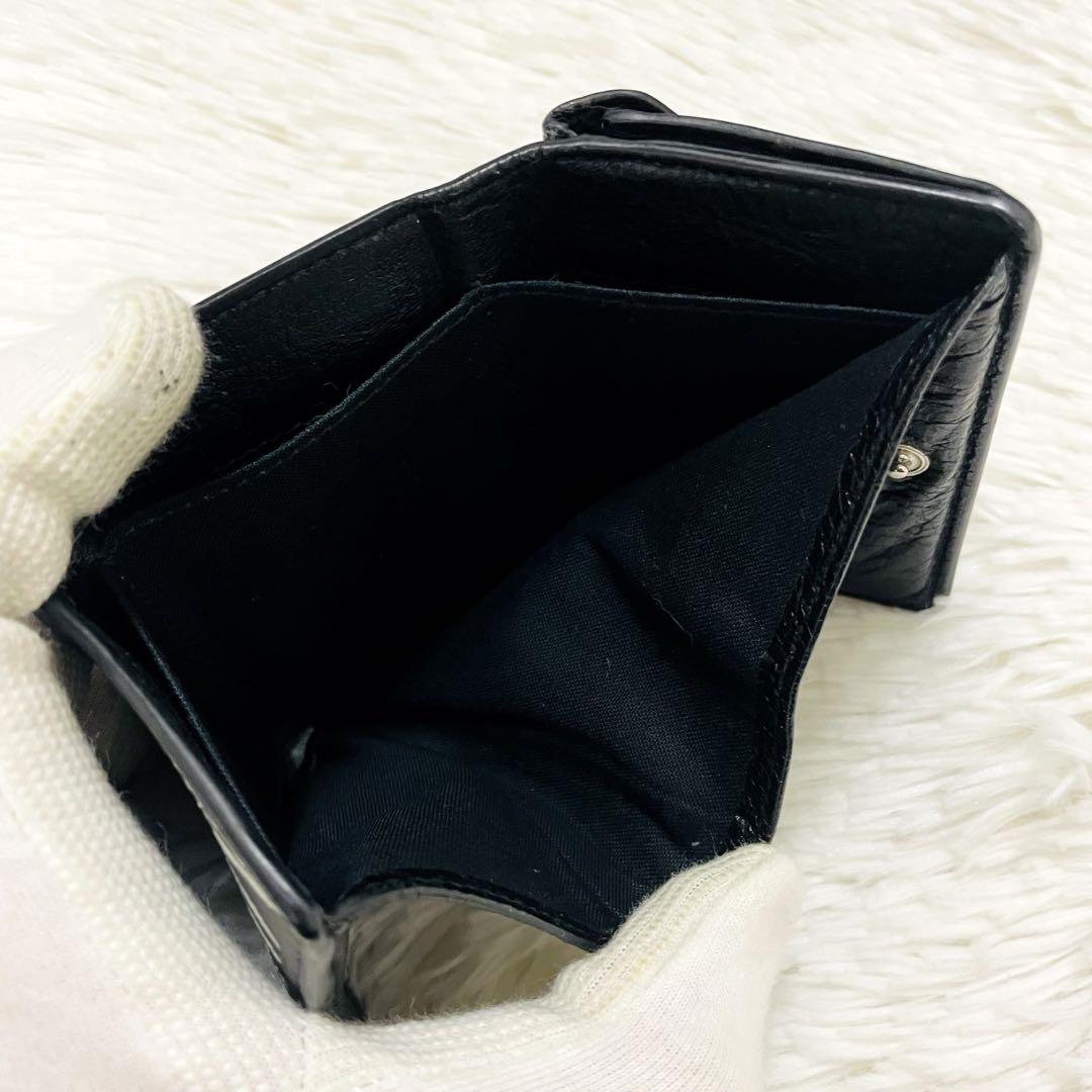 極美✨バレンシアガ 三つ折り財布 エブリデイ グラフィティ