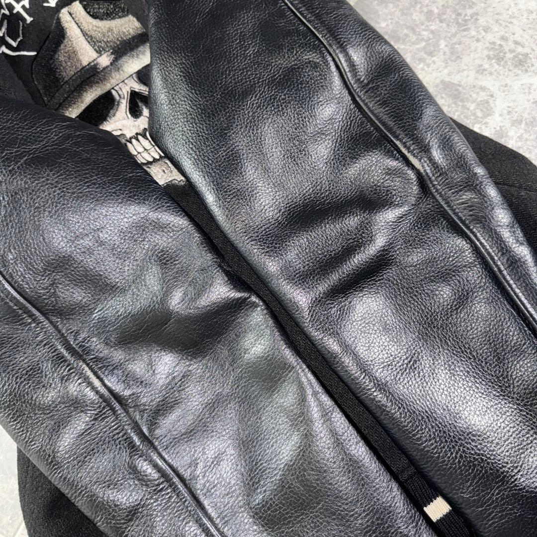 CoreFighter 名作 袖レザースタジャン CoreFighter 名作 袖レザースタジャン