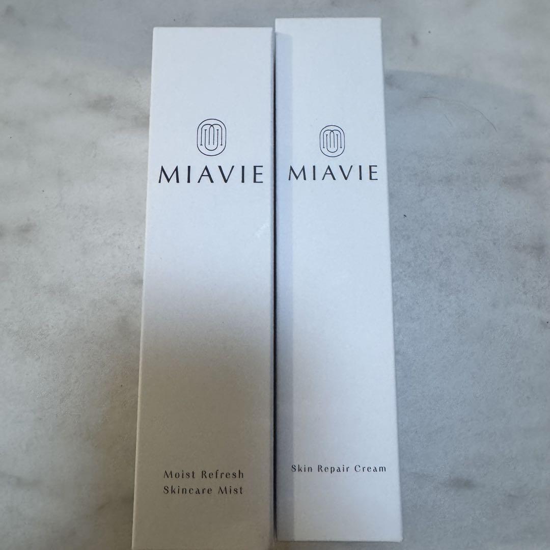 MIAVIE スキンリペアクリーム　80g & スキンケアミスト　100ml