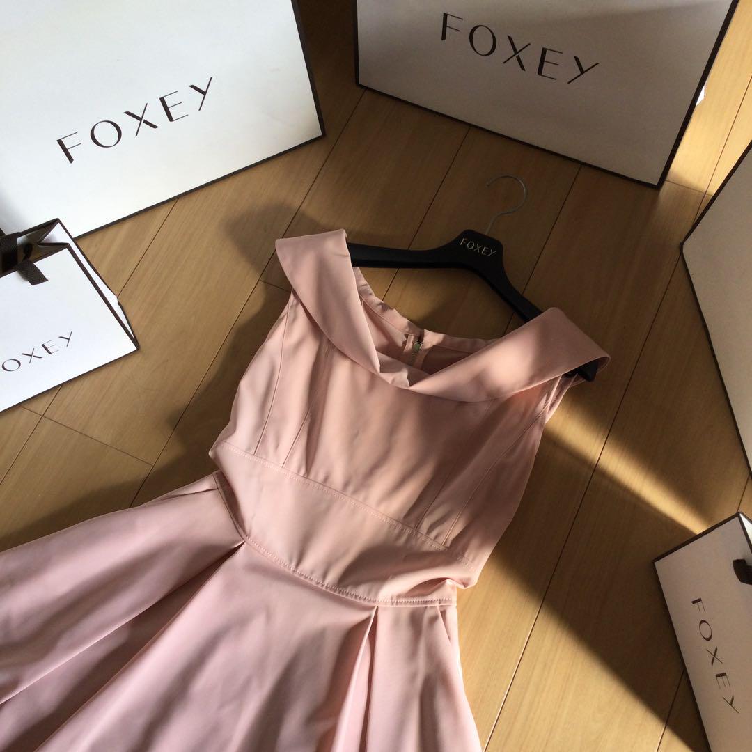 驚きの価格が実現！ FOXEY 美デザインワンピース ピンク フォクシー ワンピース