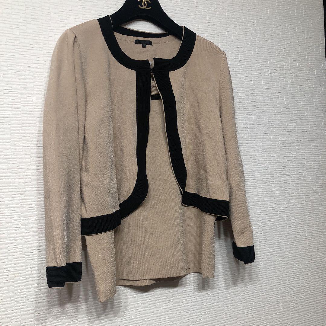 15%OFF tobechicバイカラーアンサンブル UGrNf-m19802864932 得価超歓迎