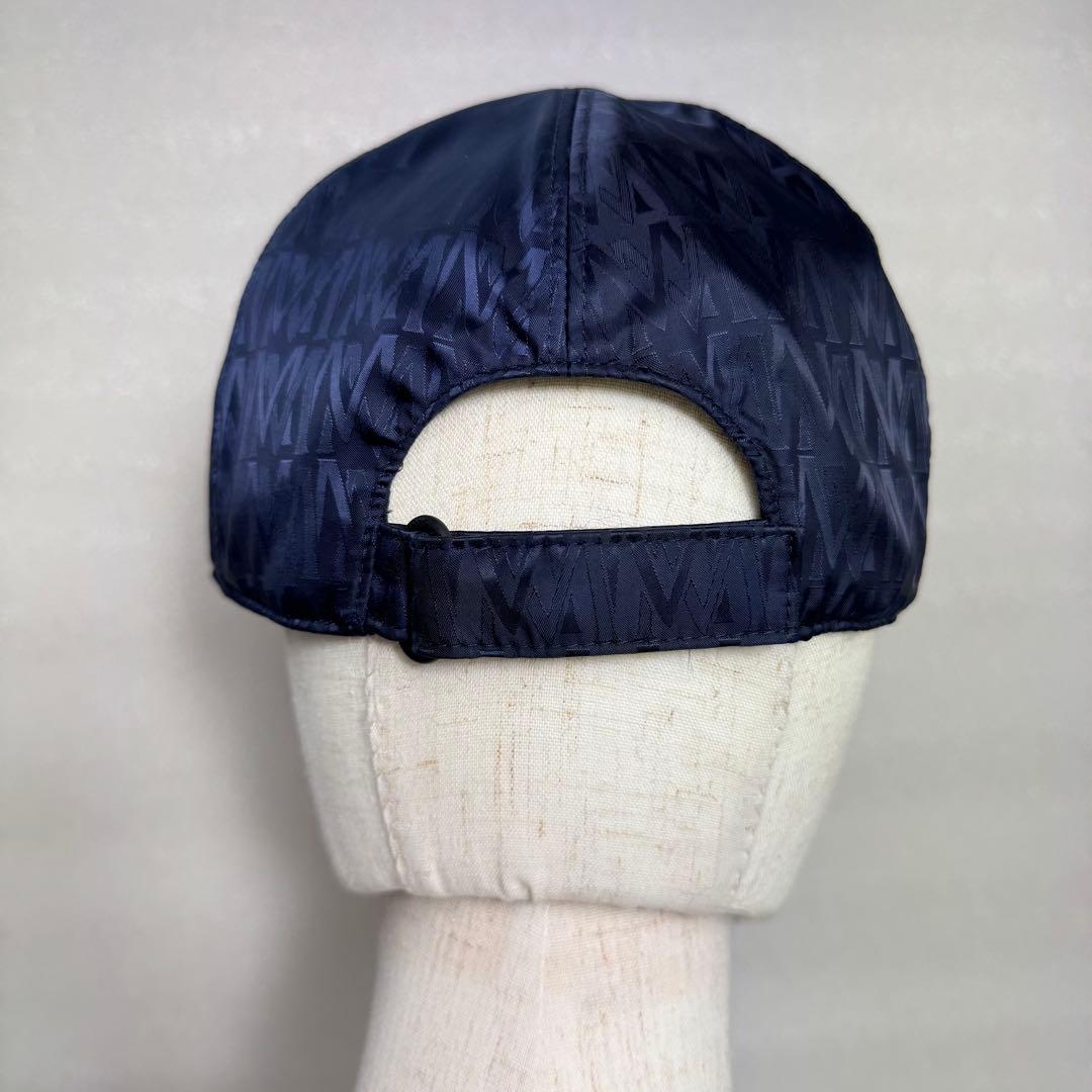 【定番】MONCLER ベースボールキャップ　モノグラム　ネイビー　ユニセックス