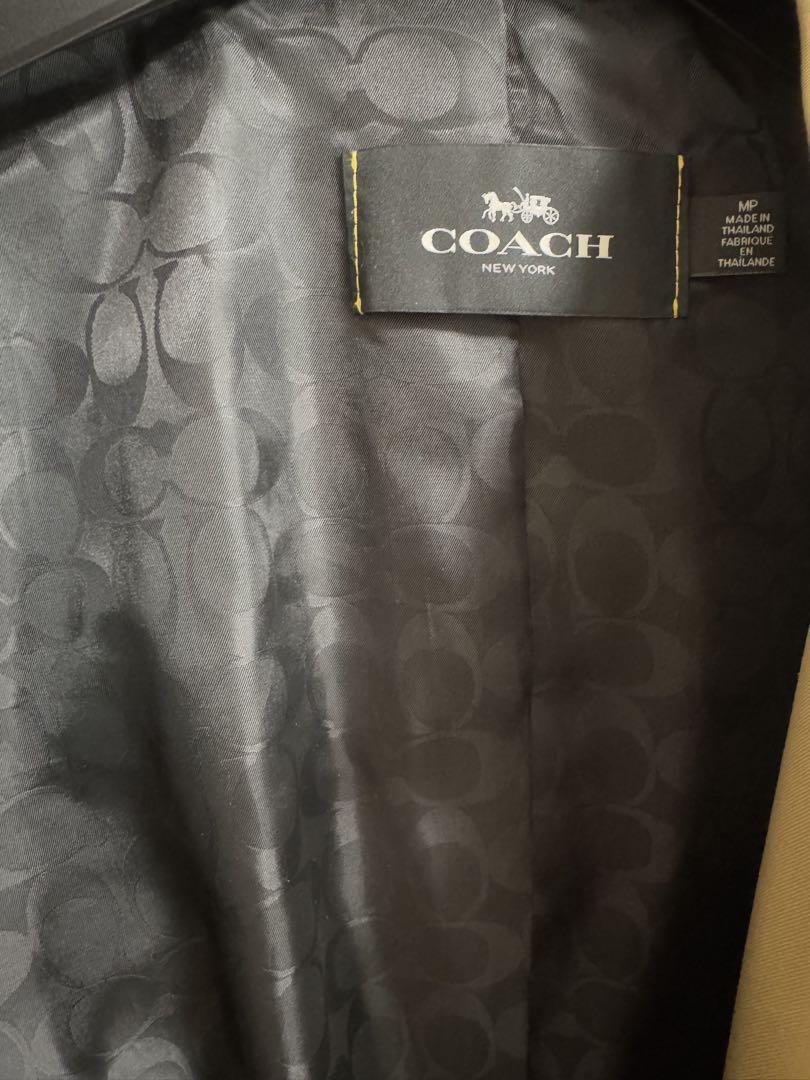 美品　COACH トレンチコート ベージュ F33865