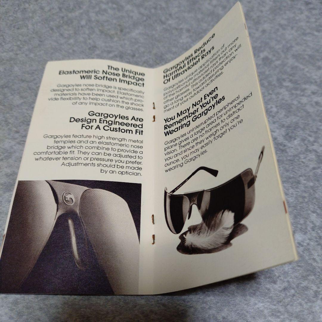 【貴重】米国GARGOYLES社 サングラス 1980年代【美品未使用】