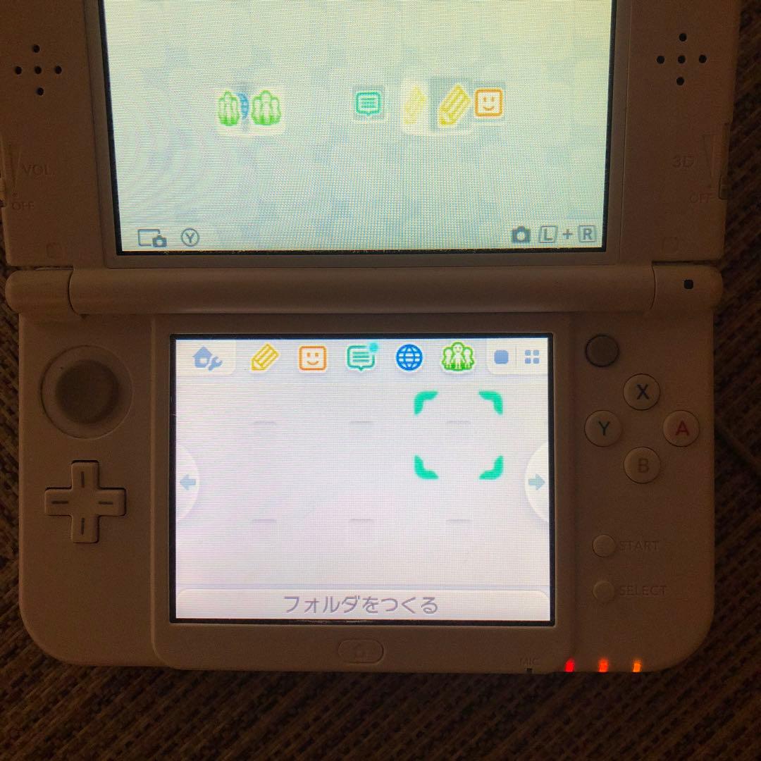 new3dsll　ホワイト　上画面ips液晶　 987SH