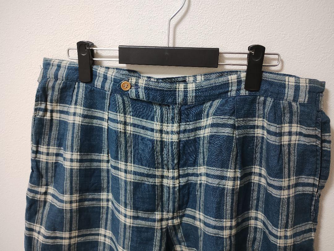USA製 Ralph Lauren ラルフローレン チェック リネン ショーツ