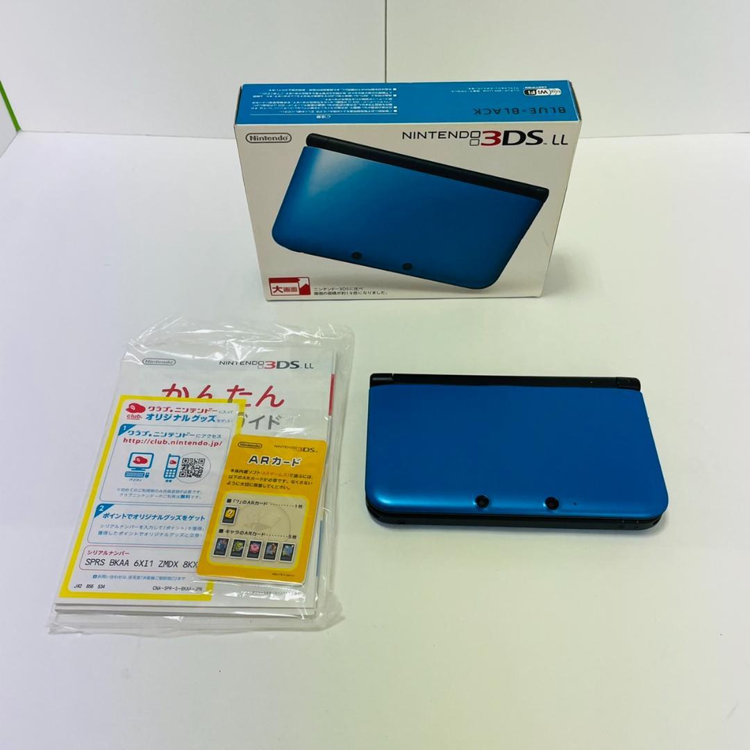 48%割引 限定販売 【箱付き!】 ニンテンドー 3DS LL BLUE×BLACK 携帯 アウトレット商品 16GBメモリーカード付!ニンテンドー3DS ブラック LL 携帯用ゲーム本体