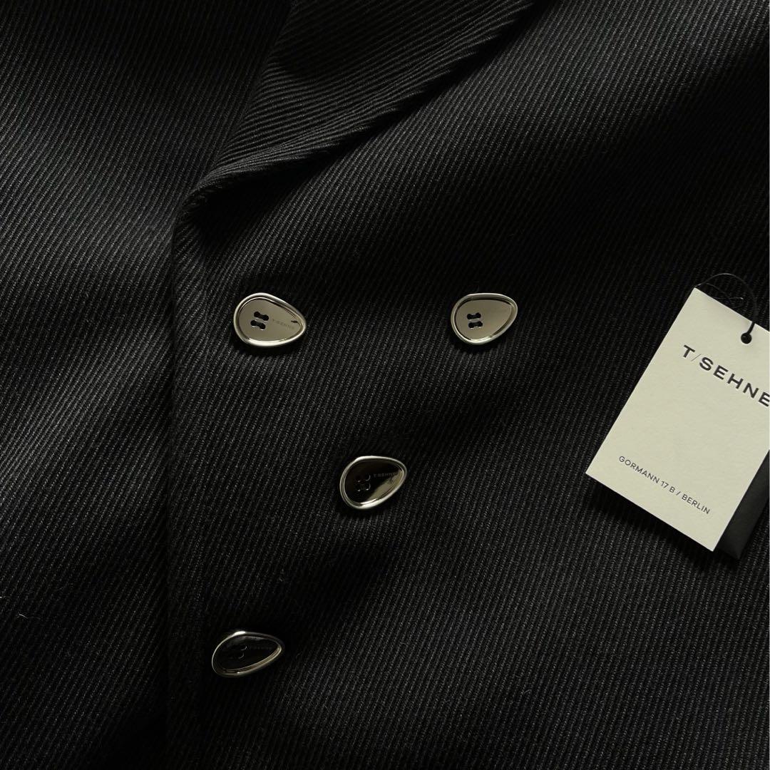 ジャケット・アウター T/SEHNE double layered pea coat black T/SEHNE double layered pea coat black 50 - メルカリ