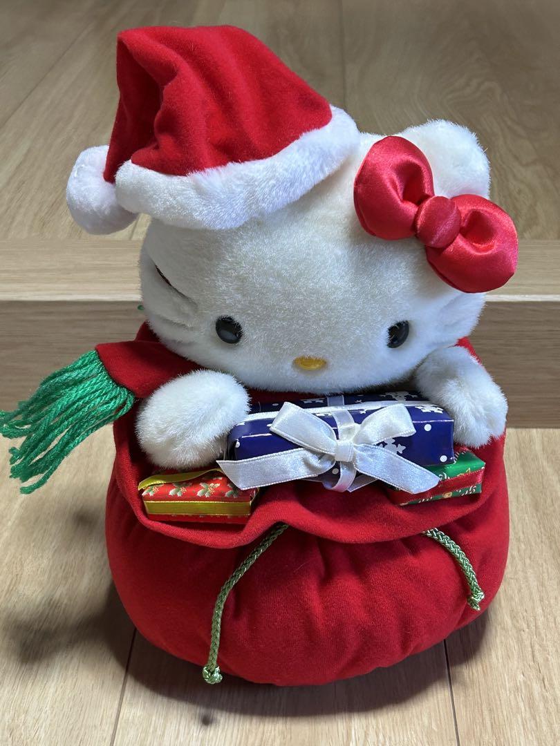 レトロ サンリオ ハローキティ クリスマス サンタ ダンシングドール