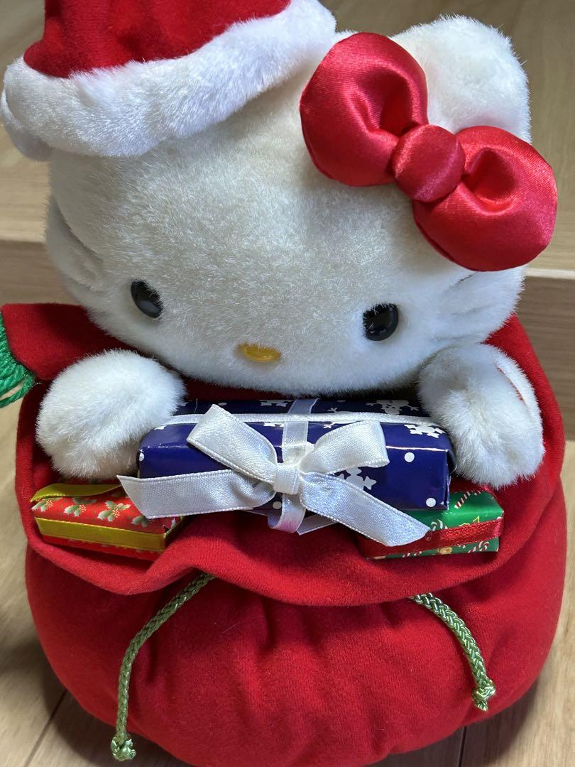 レトロ サンリオ ハローキティ クリスマス サンタ ダンシングドール