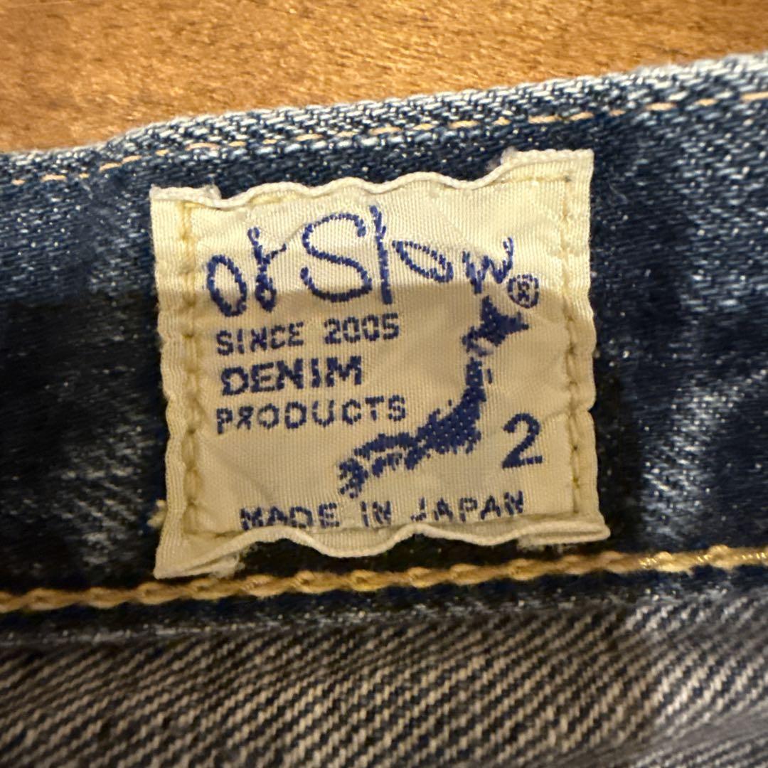 or slow デニム サイズ2 日本製　貴重！週末値下げ！