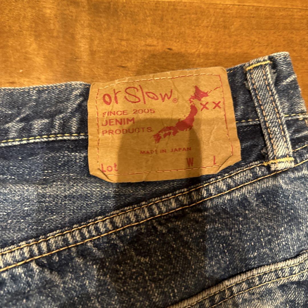 or slow デニム サイズ2 日本製　貴重！週末値下げ！