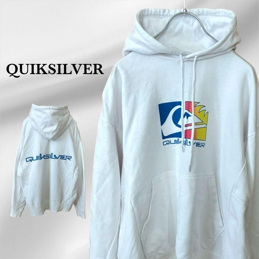 クイックシルバー『QUIKSILVER』パーカー/スエット【F】ホワイト 白