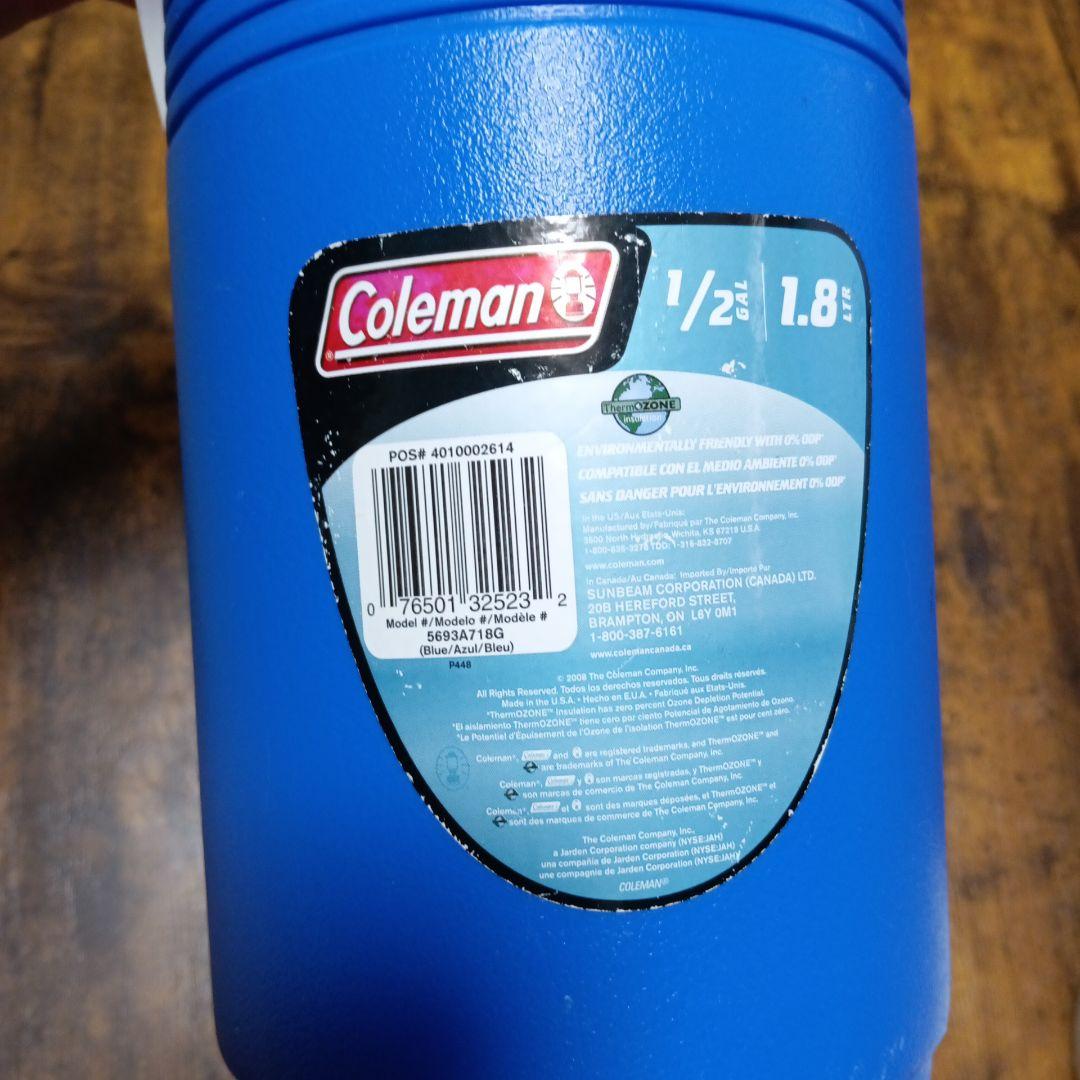 Coleman ウォータージャグ 1.8L 青 - メルカリ