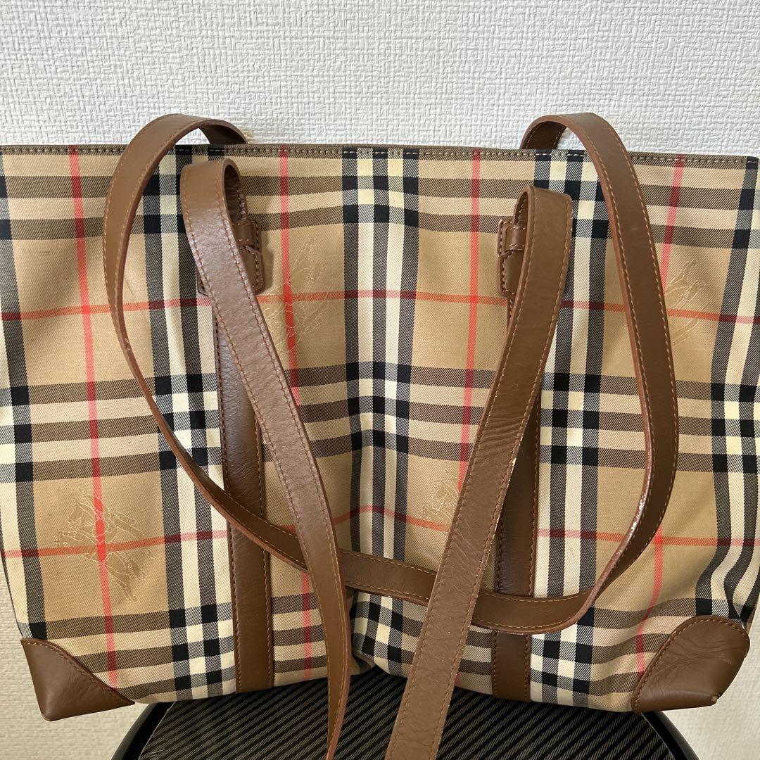 抹*)様 Burberrトートバッグ ヴィンテージ