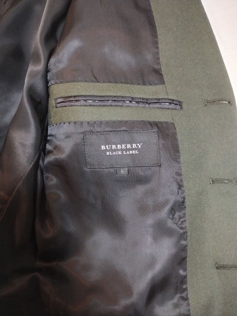 未使用に近い】バーバリー ミリタリージャケット Lサイズ - メルカリ
